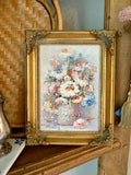 Acrylic on Board Original Floral Painting