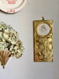 Brass Repousse Wall Plaque Hooks
